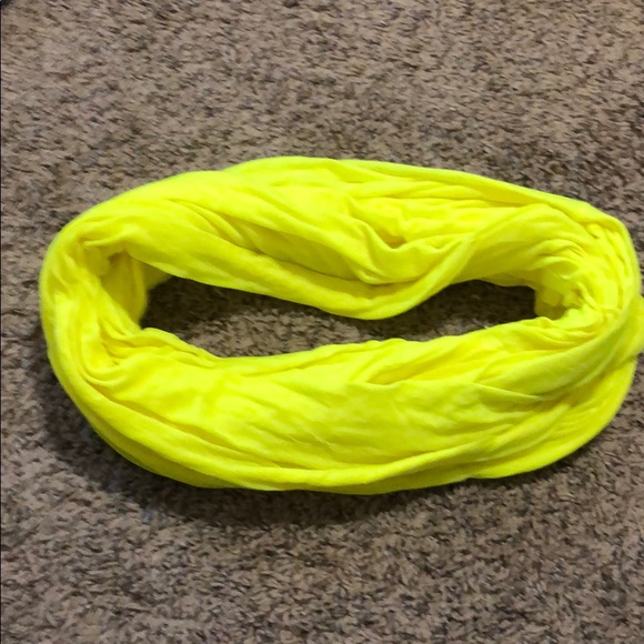 American Apparel Circle Scarf Neon Yellow